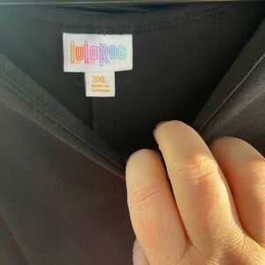 3 different LulaRoe black Carly dress